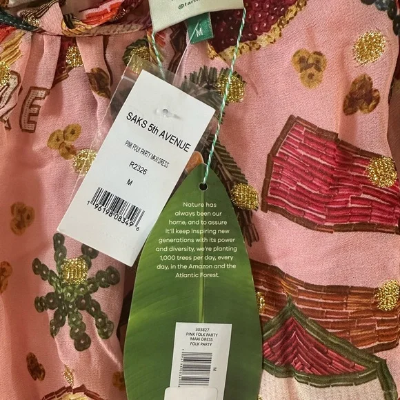 Farm Rio NWT Folk Pink Party
Maxi Dress Size M LOWEST $ on Posh - Picture 2 of 9